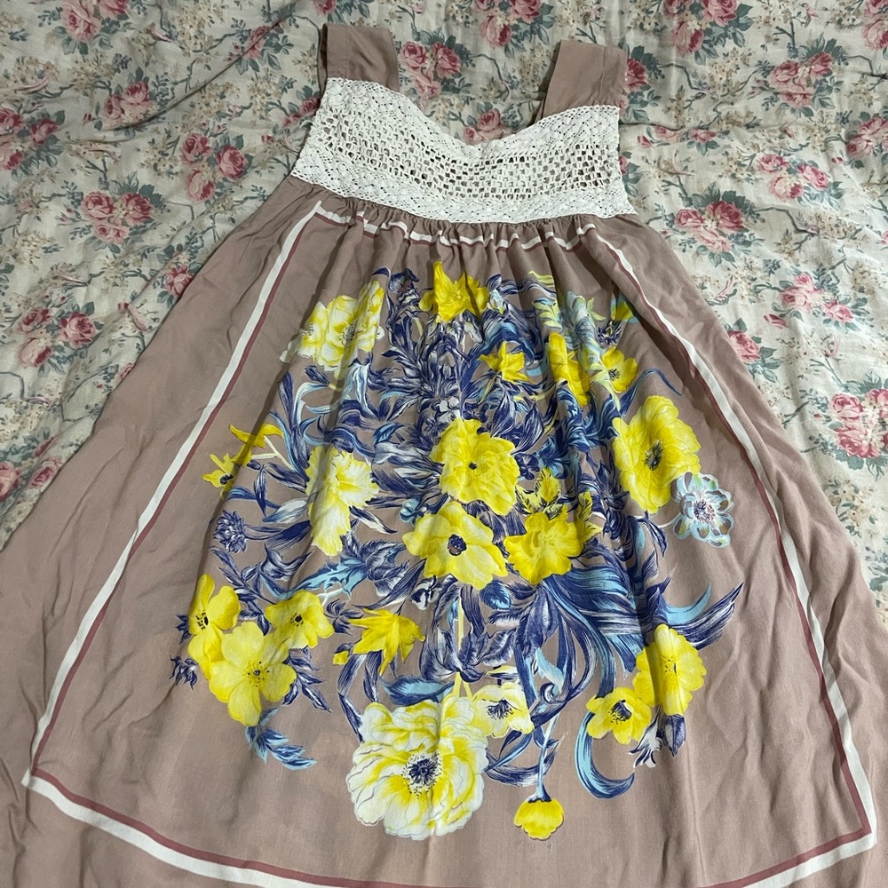 Free People mini dress or tunic - size L so cute!